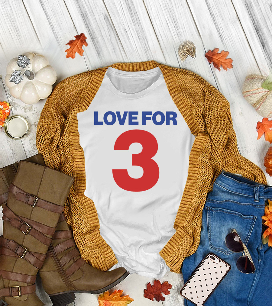 Sabres Love For 3 T-Shirt