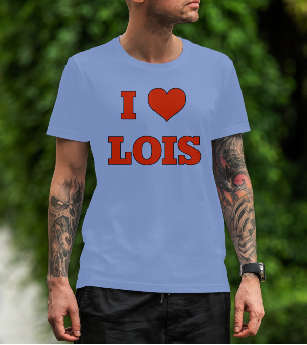 Peter Griffin I Love Lois Heart T-Shirt