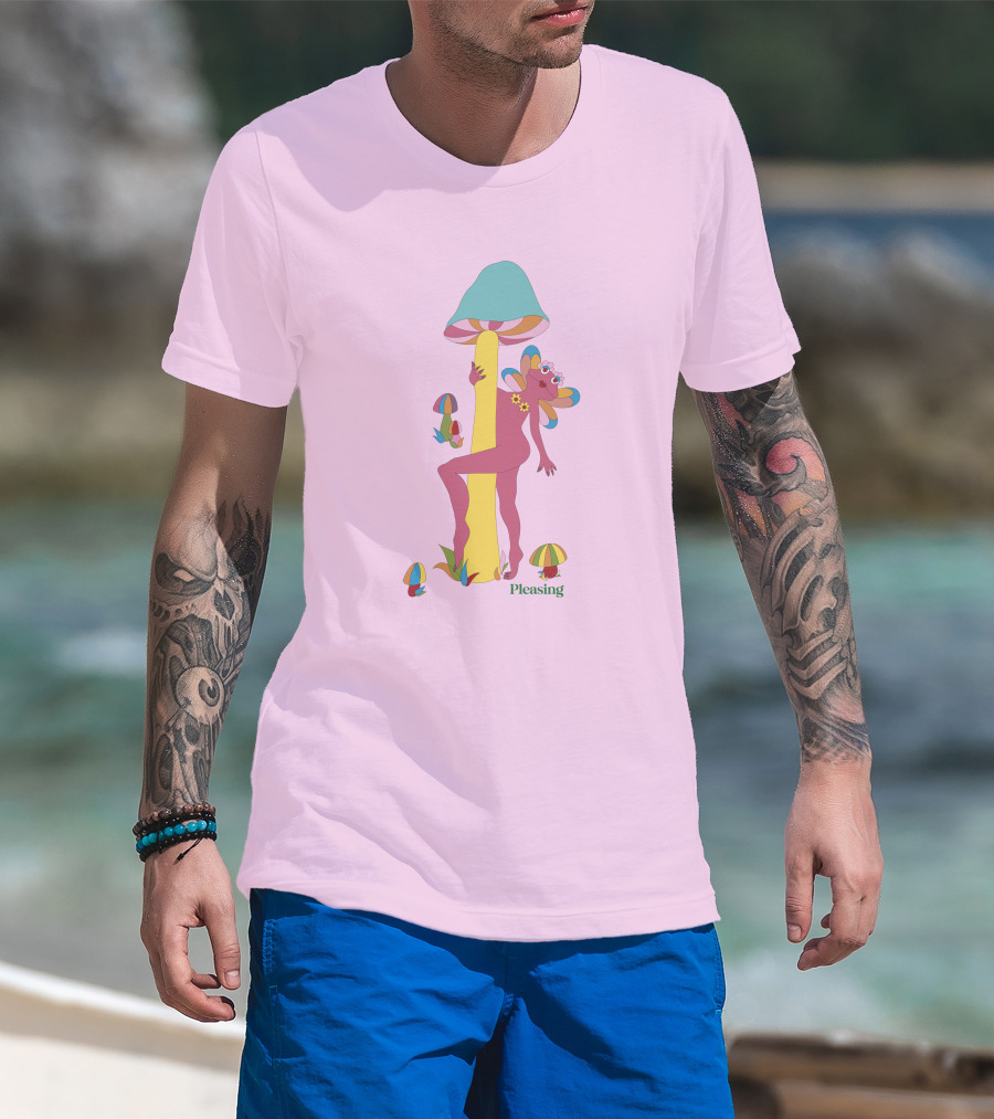 Pleasing Shroom Bloom Fairy With Mushrooms T-Shirt