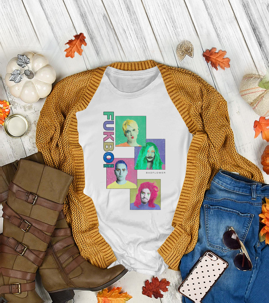 Badflower Fukboi Colorful Portraits T-Shirt