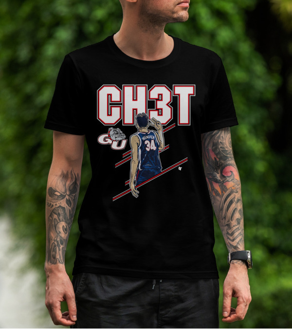 CH3T Gonzaga Holmgren 34 GU Bulldogs T-Shirt
