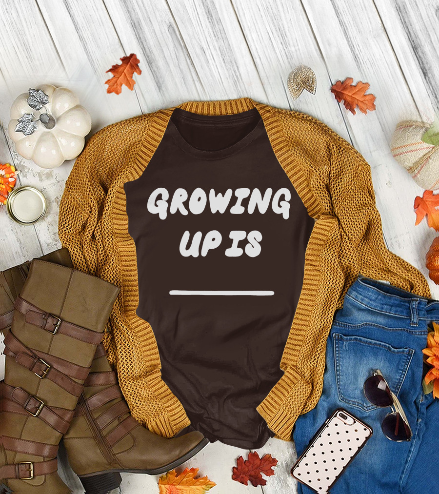 GROWING UP IS RUEL MERCH T-Shirt