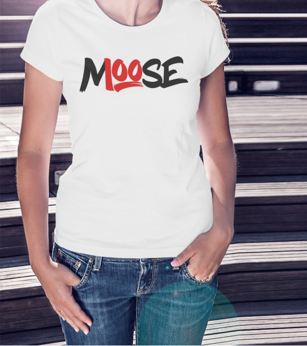 Moosecraft Merch Moose Red T-Shirt