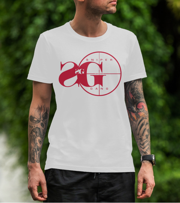Sniper Gang SG Logo With Crosshair T-Shirt