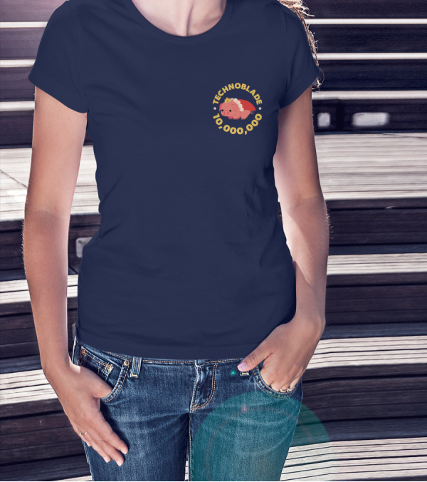 Technoblade 10,000,000 Pig Crown T-Shirt