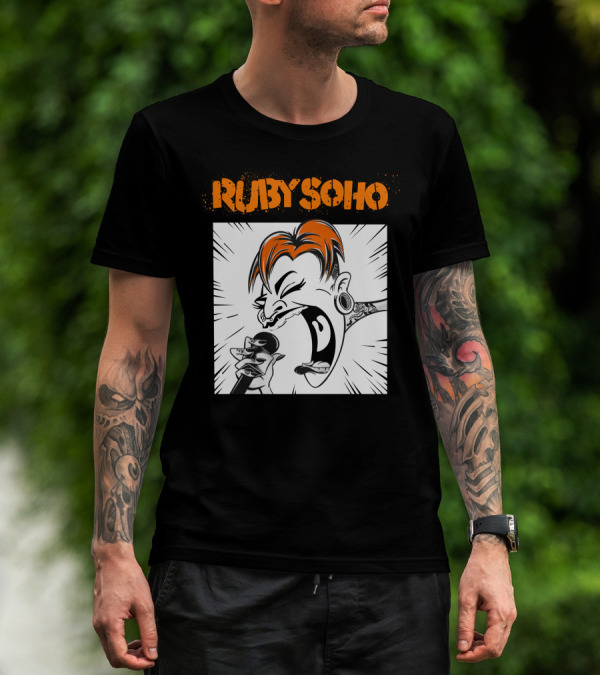 Shop AEW Ruby Soho Scream Mic Performance T-Shirt