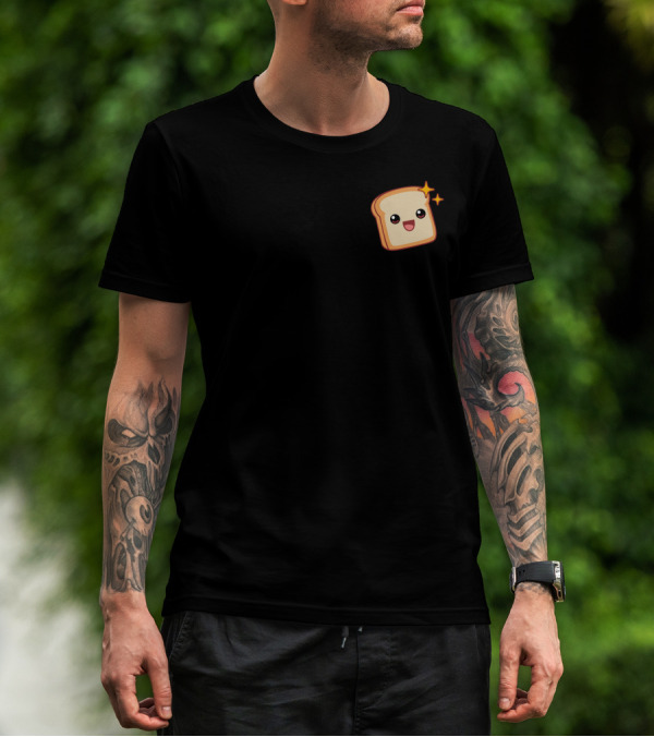 SP33DY X SIDEARMS FRIENDSHIP BREAD LIMITED TIME Toast Emoji T-Shirt