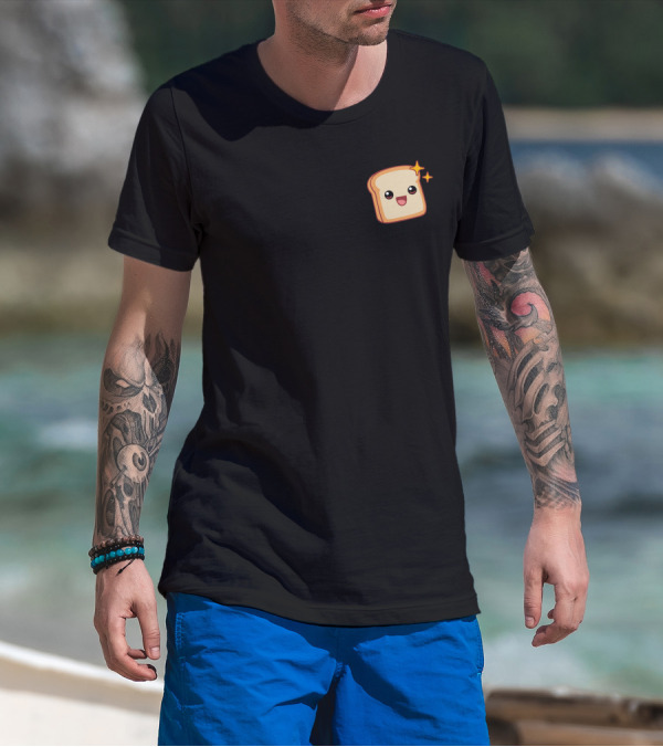 SP33DY X SIDEARMS FRIENDSHIP BREAD LIMITED TIME Toast Emoji T-Shirt