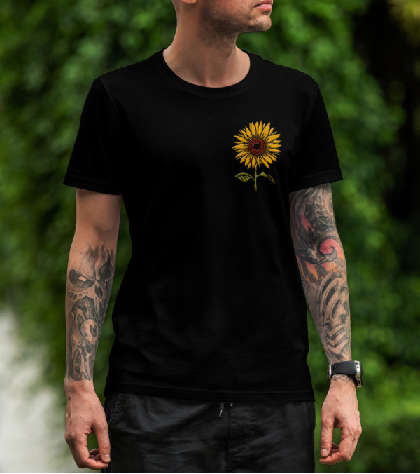 Acacia Strain Sunflower Design Merch T-Shirt