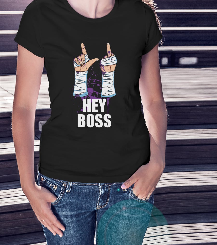 Hey Boss Matt Cardona Wrestling Hand Gesture T-Shirt