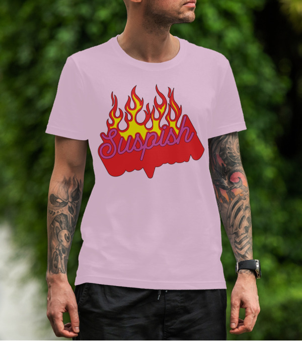 Bailey Sarian Suspish Flame Light Pink T-Shirt