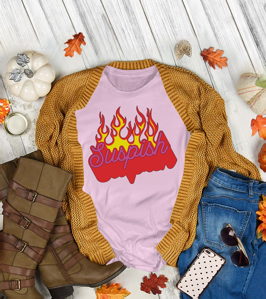 Bailey Sarian Suspish Flame Light Pink T-Shirt