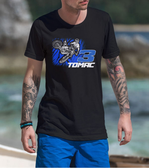 Tomac 3 Yamaha Motocross Racing Merchandise T-Shirt