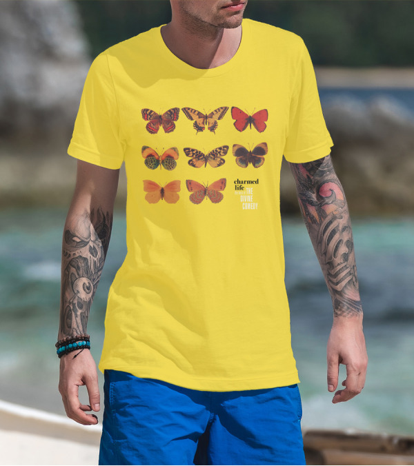 Charmed Life The Best Of The Divine Comedy Butterflies T-Shirt