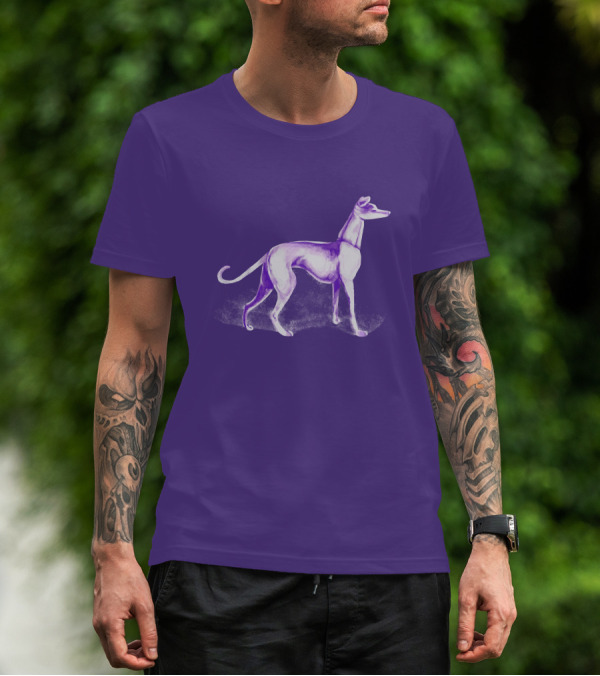 That One Purple Dog Greyhound Merch T-Shirt