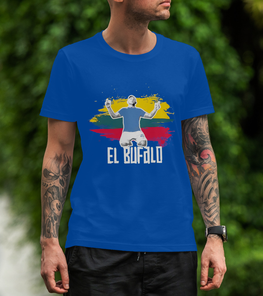 WATP El Bufalo Goal Celebration Colombian Flag Colors T-Shirt