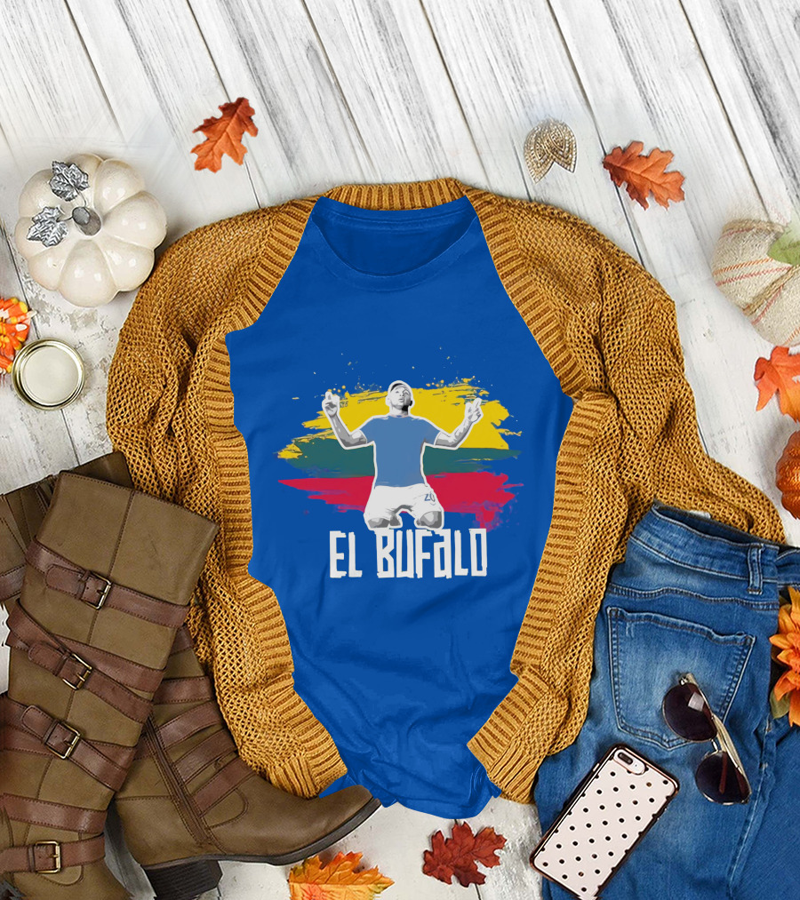 WATP El Bufalo Goal Celebration Colombian Flag Colors T-Shirt