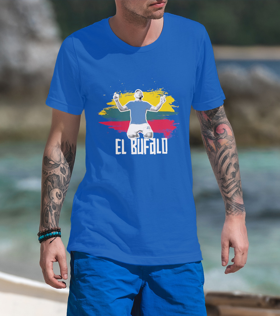 WATP El Bufalo Goal Celebration Colombian Flag Colors T-Shirt