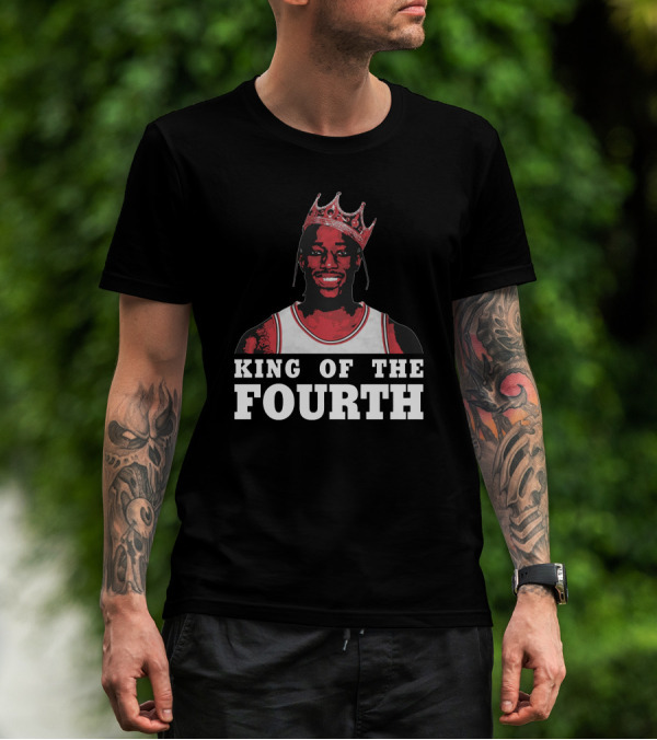 King Of The Fourth Basketball Crown T-Shirt