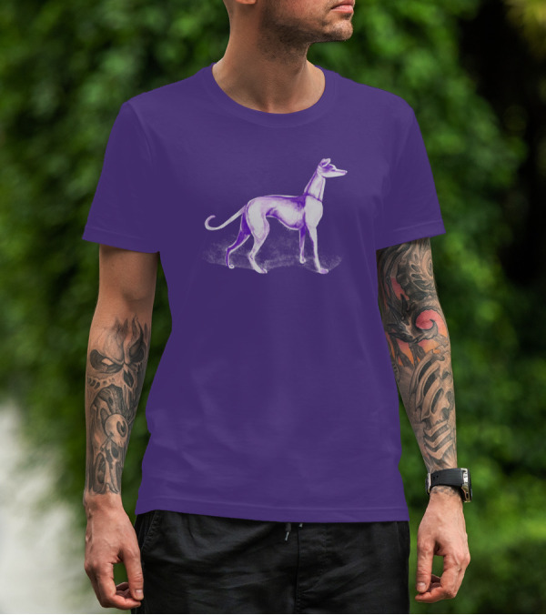 Jared Greyhound Purple T-Shirt