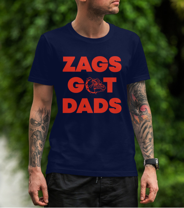Zags Got Dads Gonzaga Bulldogs Logo Matt Gregg T-Shirt