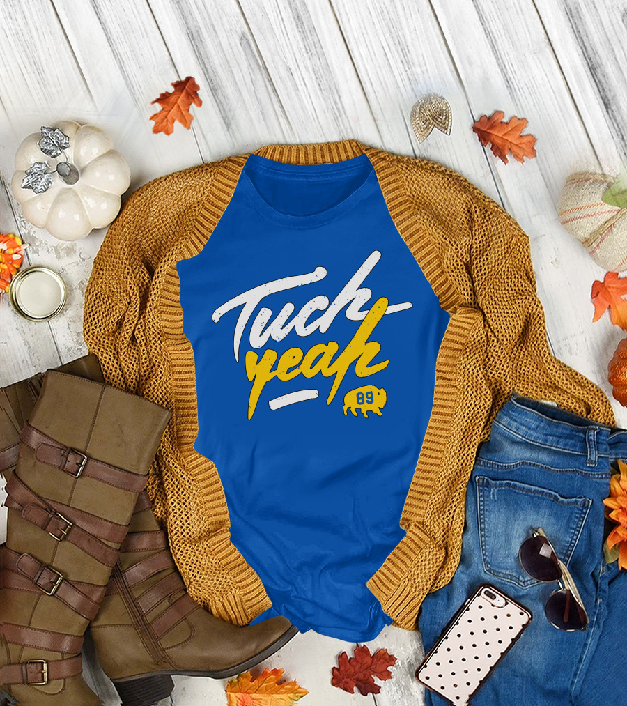 Tuch Yeah 89 Buffalo Blue and Gold T-Shirt