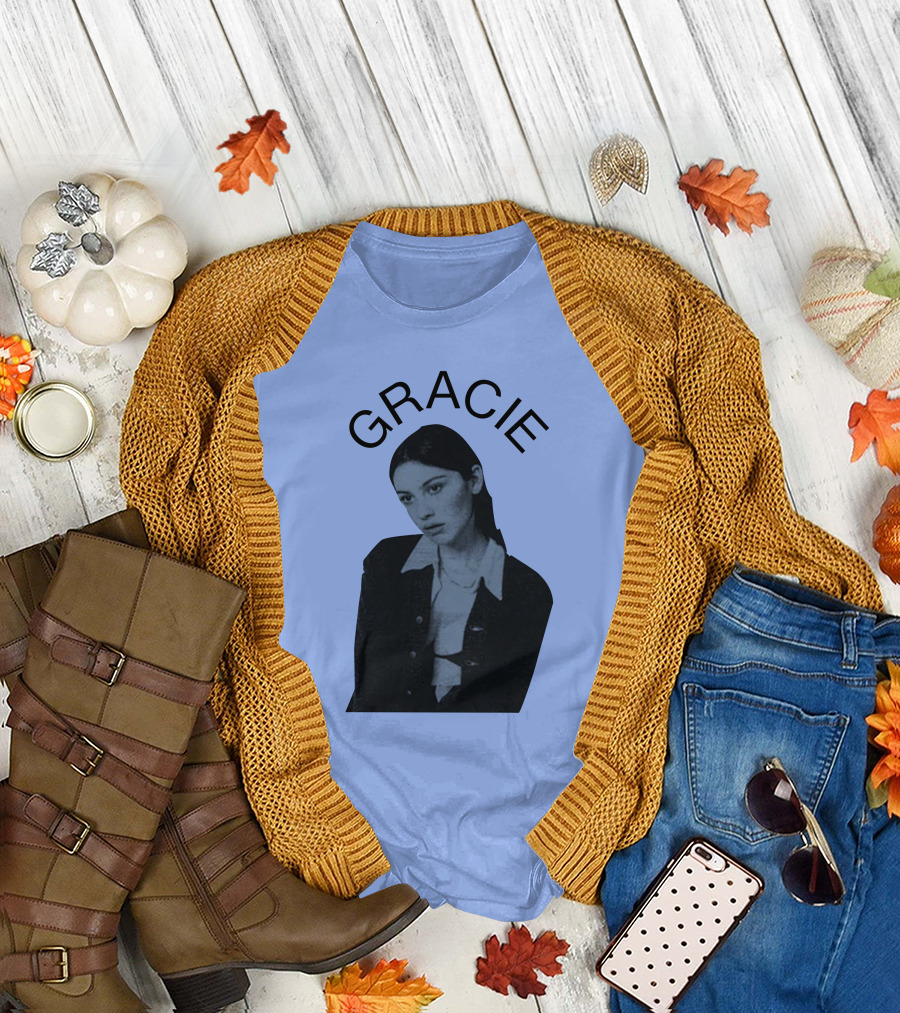 Gracie Vintage Style Portrait Tour Aesthetic T-Shirt