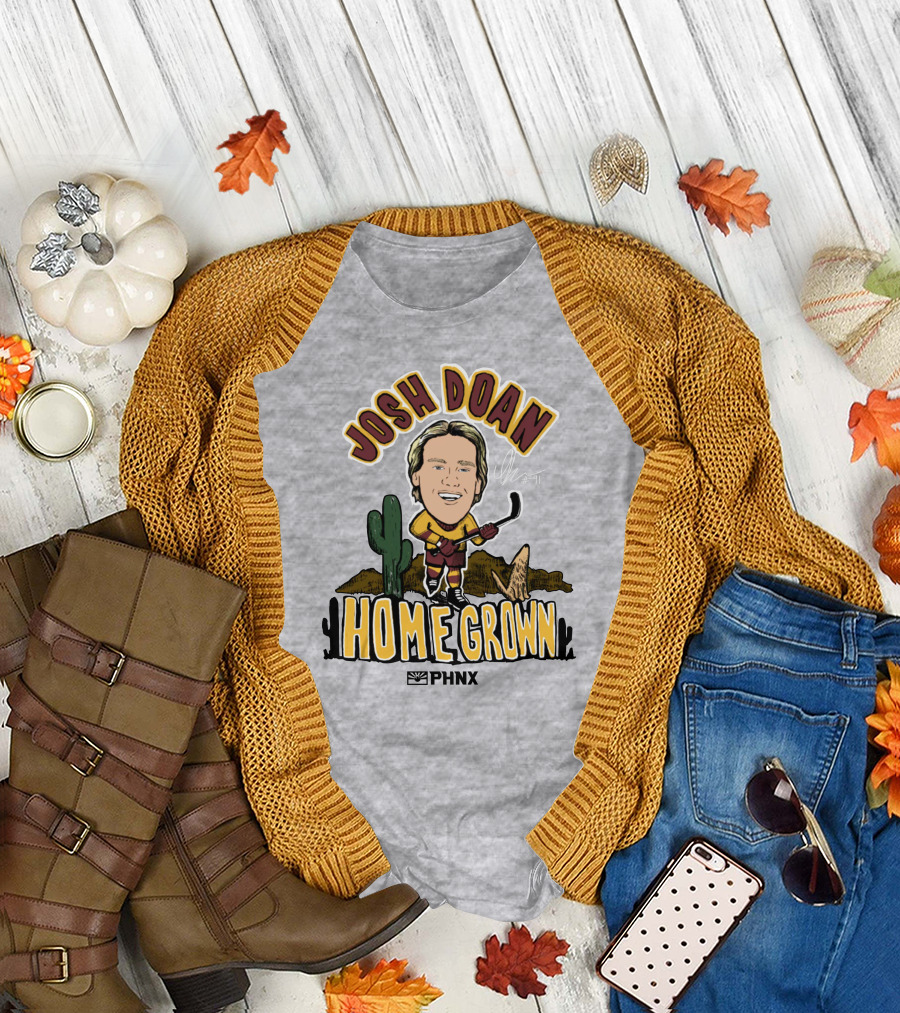 Josh Doan Homegrown PHNX Cactus Desert Hockey T-Shirt