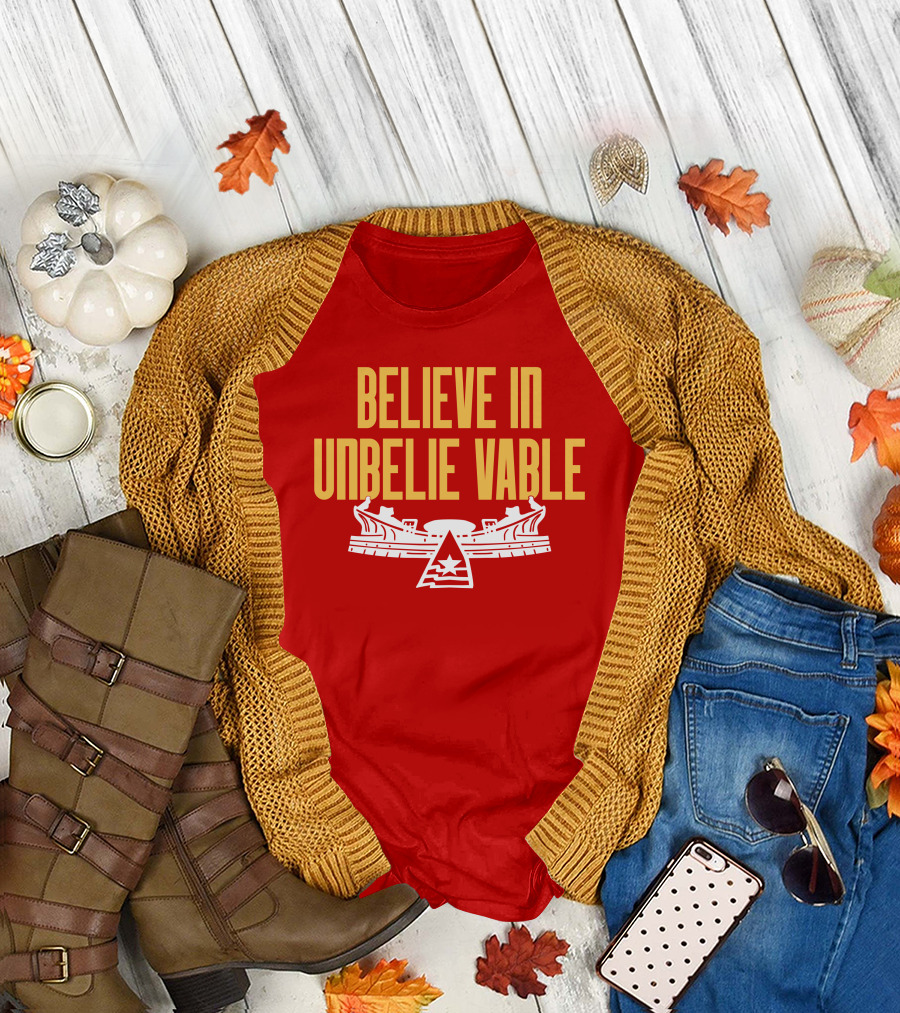 Kansas City Chiefs Believe in Unbelievable Stadium Emblem T-Shirt