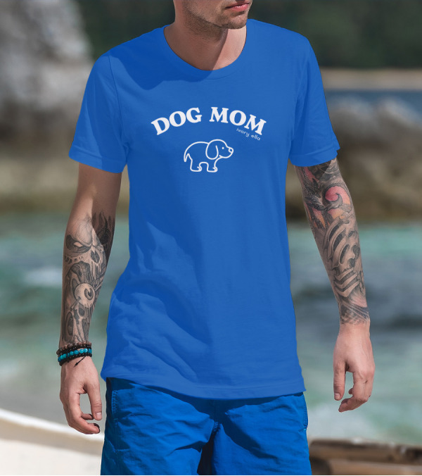 DOG MOM Ivory Ella T-Shirt