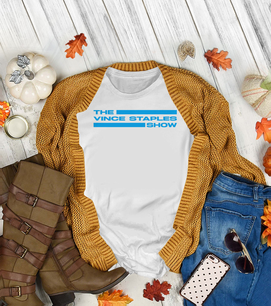 THE VINCE STAPLES SHOW Blue Text T-Shirt