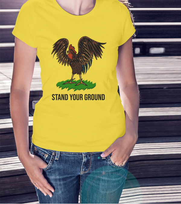 Tim Pool Stand Your Ground Rooster T-Shirt