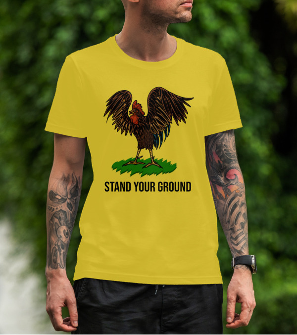 Tim Pool Stand Your Ground Rooster T-Shirt