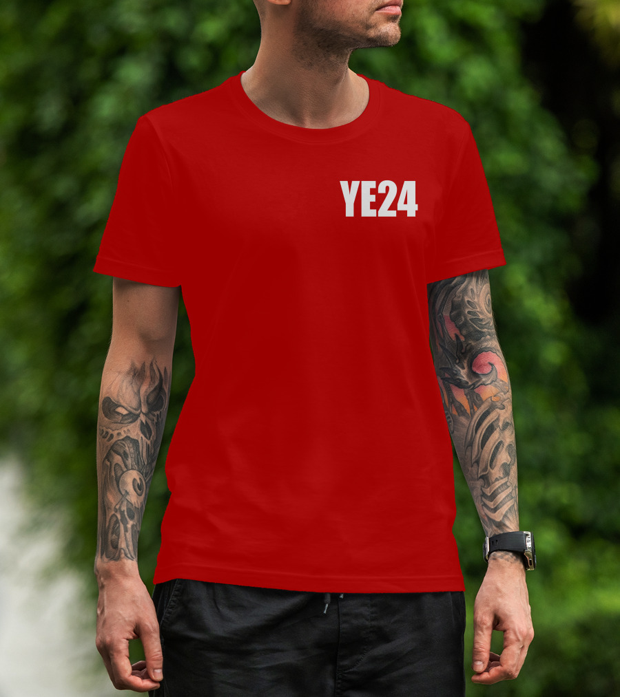 Ye24 Donda's Place Campaign Text White T-Shirt