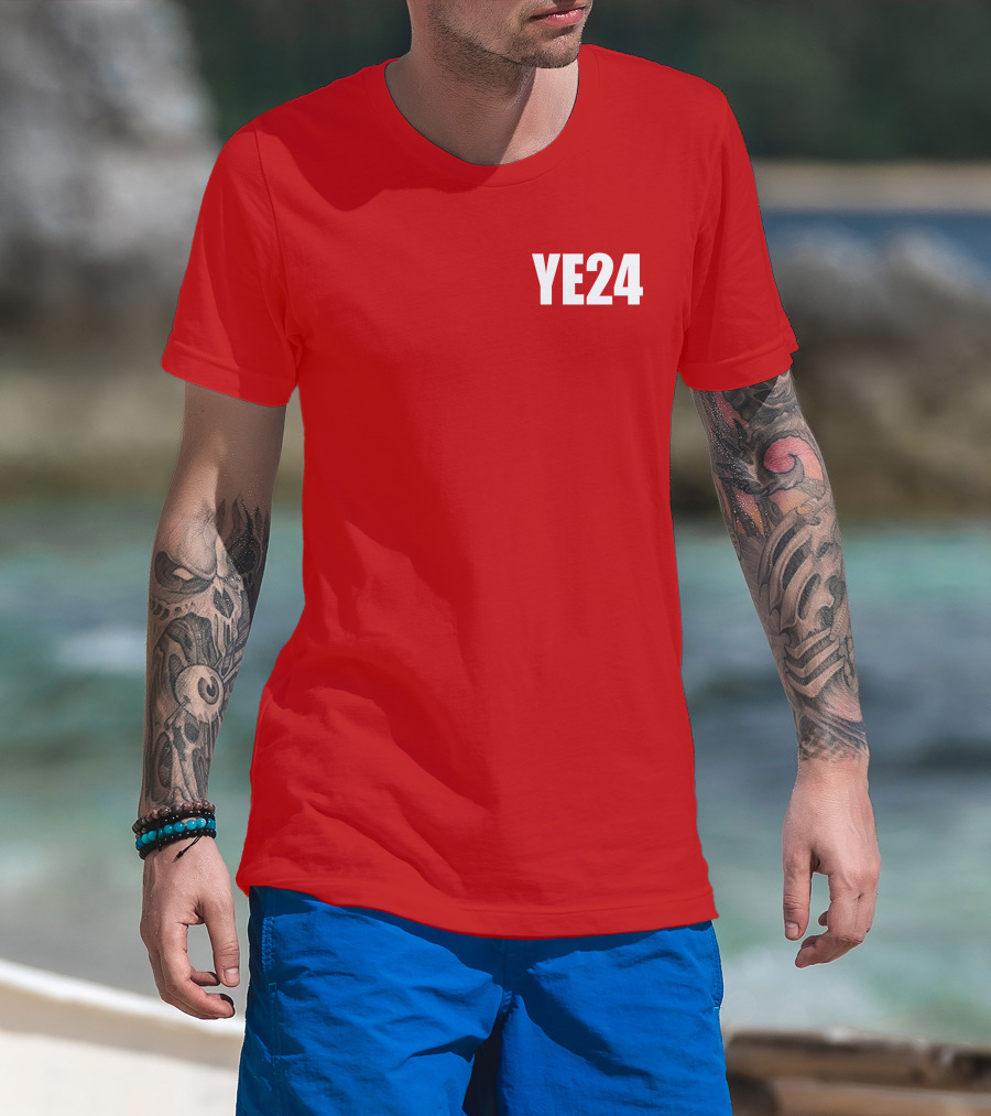 Ye24 Donda's Place Campaign Text White T-Shirt
