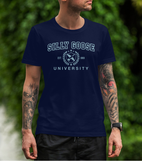 Silly Goose University Est 1869 Laurel Crest T-Shirt