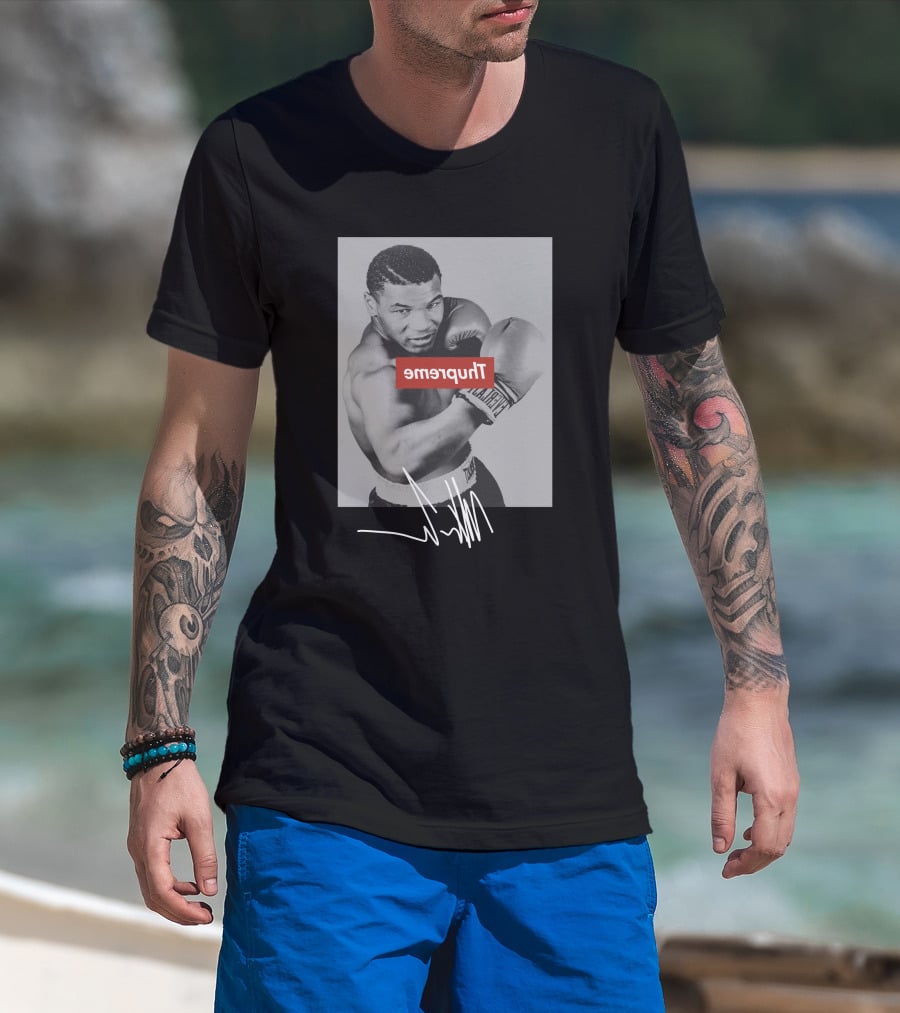 Alycia Baumgardner Thupreme Mike Tyson Signature Boxing Legend T-Shirt