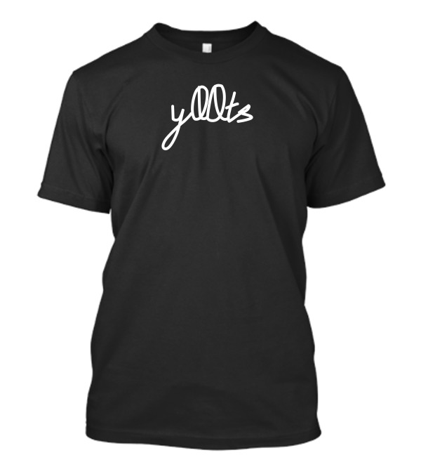 Y00ts Signature Style Fashion Black T-Shirt