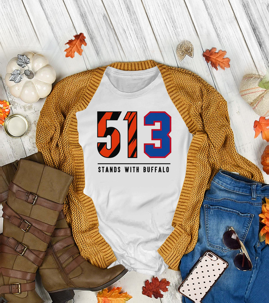 513 3 Stands With Buffalo T-Shirt