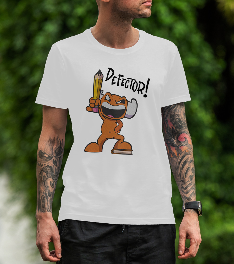 Defector El Toro Merch Character With Pencil T-Shirt