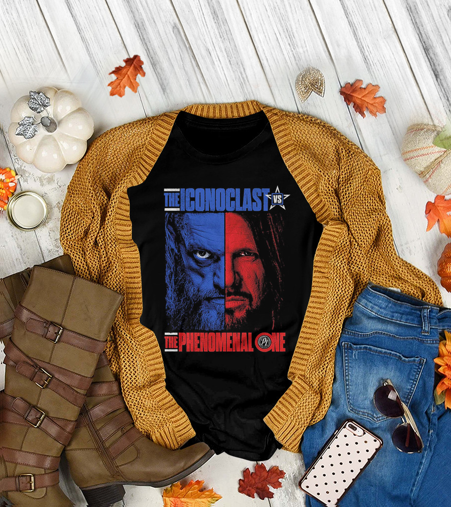 The Iconoclast vs The Phenomenal One WrestleMania 38 Edge vs AJ Styles T-Shirt