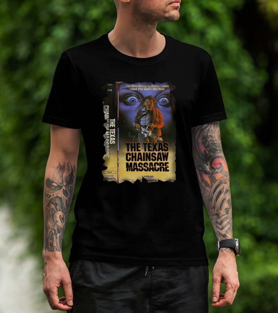 The Texas Chainsaw Massacre Most Horrifying Motion Picture Rex Reed T-Shirt
