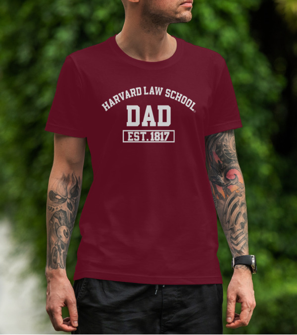 Harvard Law School Dad Est 1817 Aiden Thomas T-Shirt