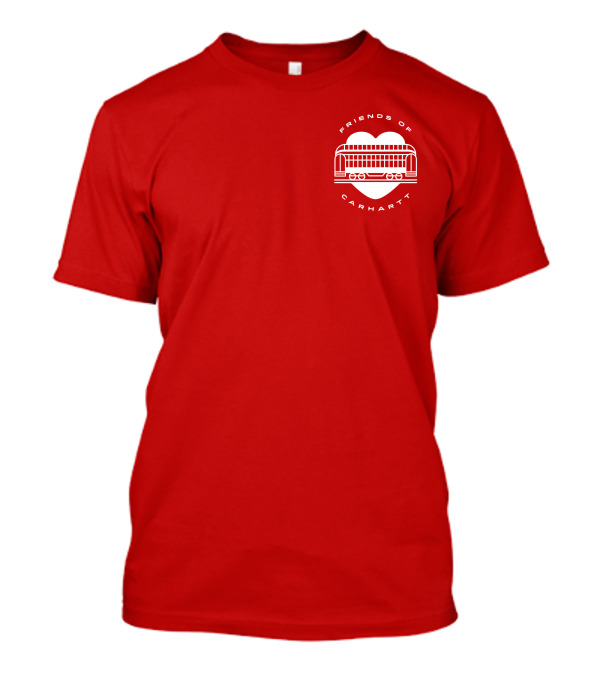 Friends Of Carhartt Heart And Trolley Symbol T-Shirt