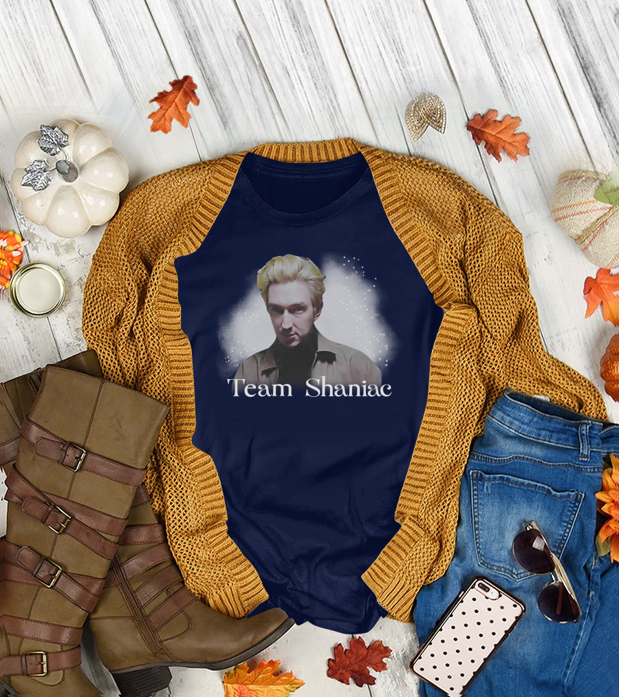 Team Shaniac Cosmic Portrait with Blonde Figure T-Shirt