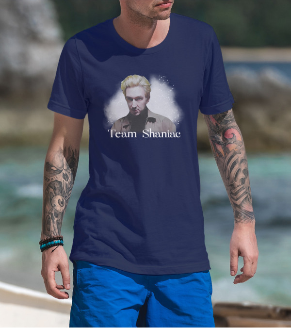 Team Shaniac Cosmic Portrait With Blonde Figure T-Shirt