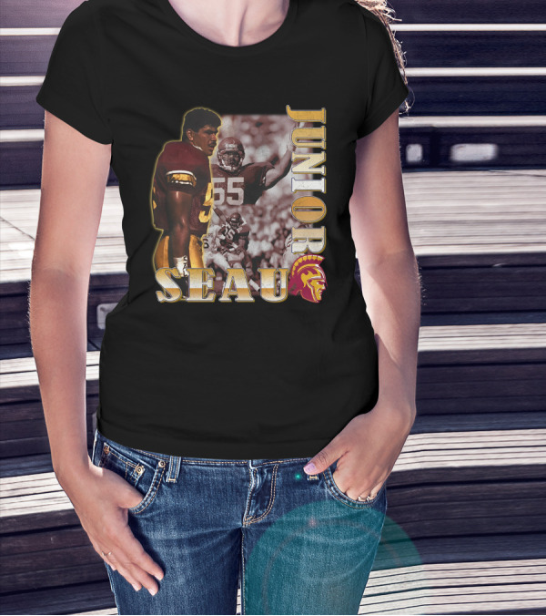 Junior Seau USC Trojans 55 Football Legend T-Shirt