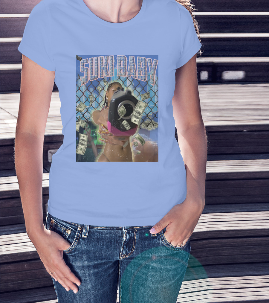 Suki Baby Money And Glamour Urban Aesthetic T-Shirt