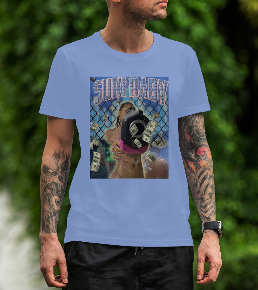 Suki Baby Money And Glamour Urban Aesthetic T-Shirt