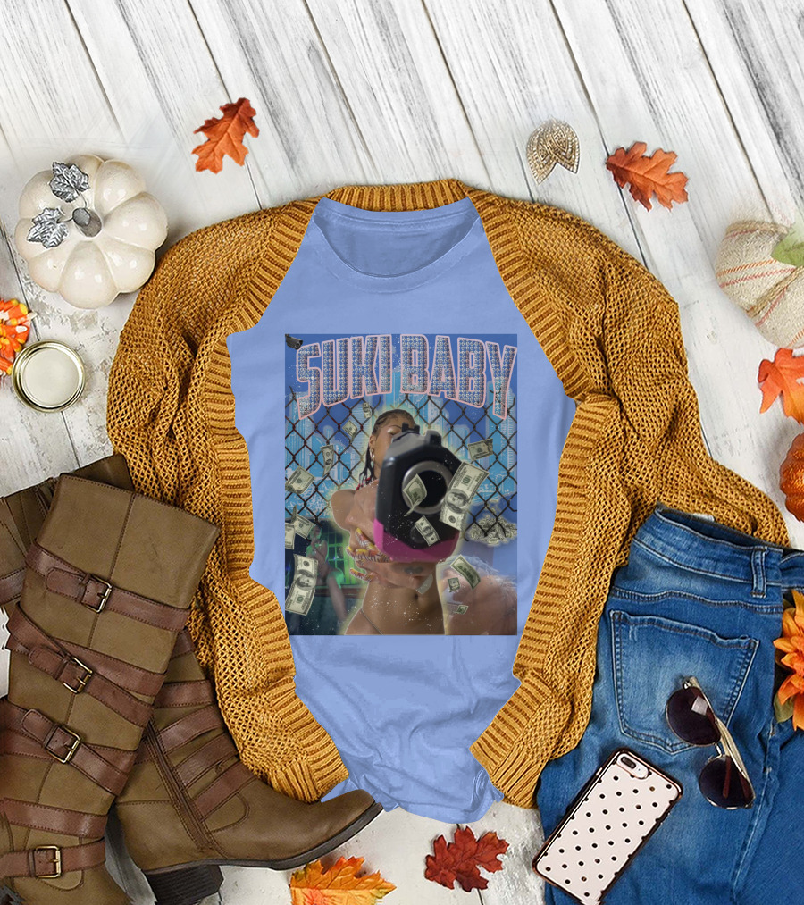 Suki Baby Money and Glamour Urban Aesthetic T-Shirt